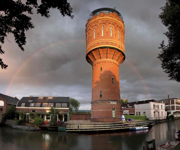 aanzicht vanaf Vaartscherijn